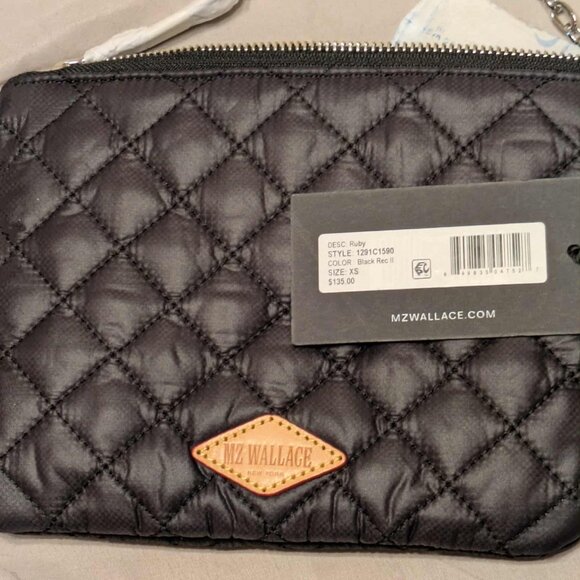 MZ Wallace Cross Body XS Black Nylon Utility Purse New w Tags. - Picture 4 of 13